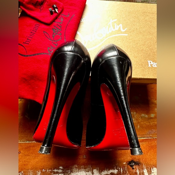 Pre-owned - CHRISTIAN LOUBOUTIN DECOLLETE 868 BLACK PATENT CALF LEATHER - Picture 8 of 10